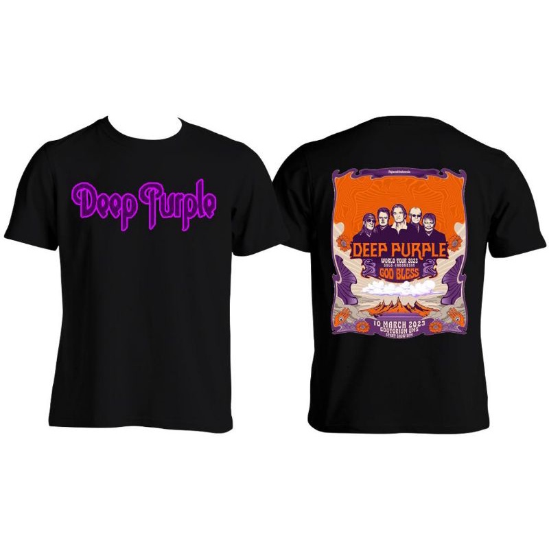 DEEP PURPLE WORLD TOUR 2023 T-SHIRT / KAOS_God Bless_Solo