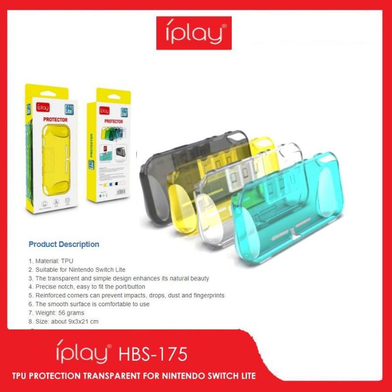 IPLAY Case Nintendo Switch Lite Soft TPU Casing with Stand HBS-175