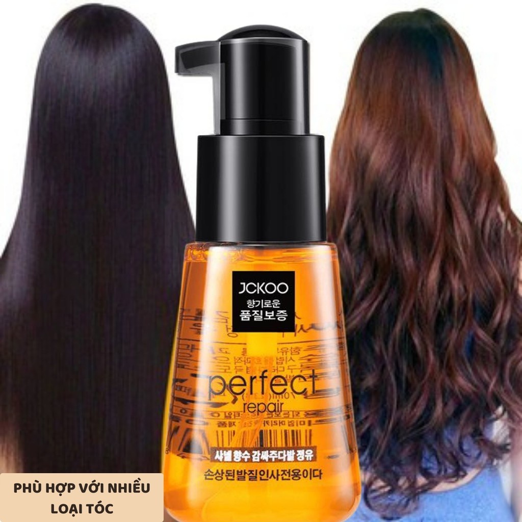 JCKOO Hair Serum Pelembut Rambut Repair Hair Oil 70ml Serum Perawatan Rambut Rusak Hair Oil Smoothing Hair-2