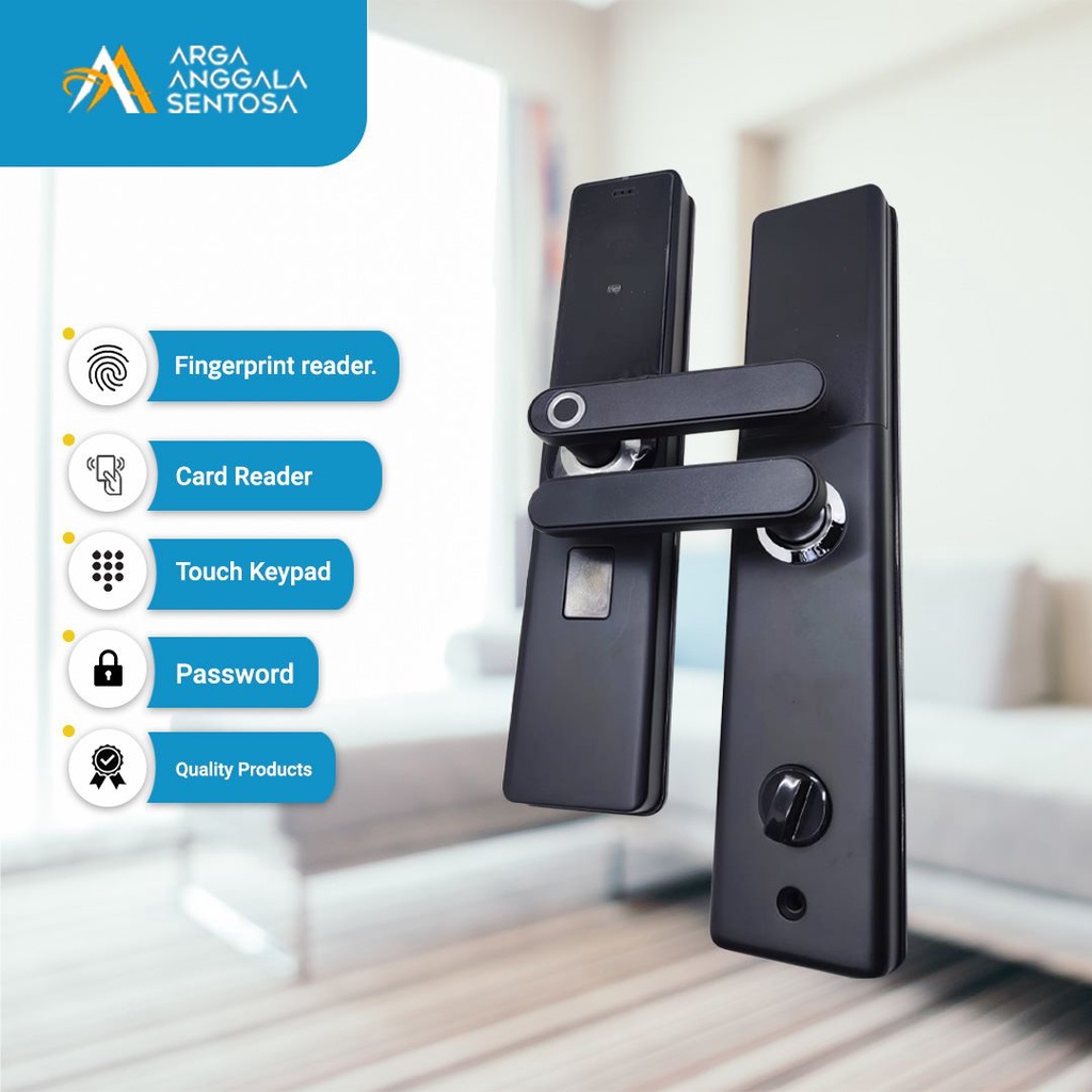 Kunci Pintu Digital / Smart Digital Door Lock Fingerprint Password