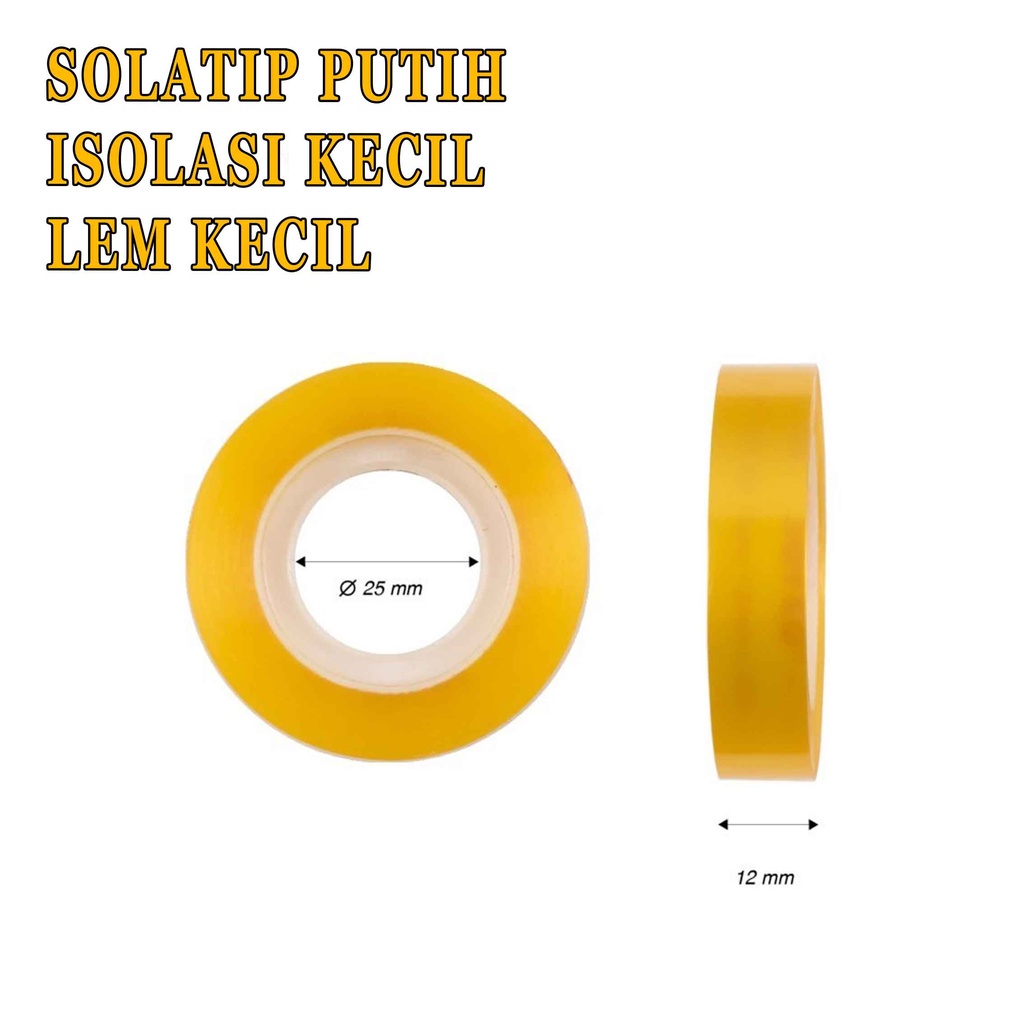 Isolasi Kecil * Seal Tape Kecil * Lem Bulat * Tape 1pcs