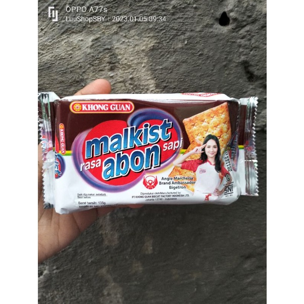 

Khong Guan Malkist Rasa Abon Sapi 135gr