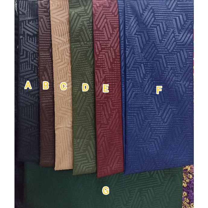 Kain bahan wolfis embos premium