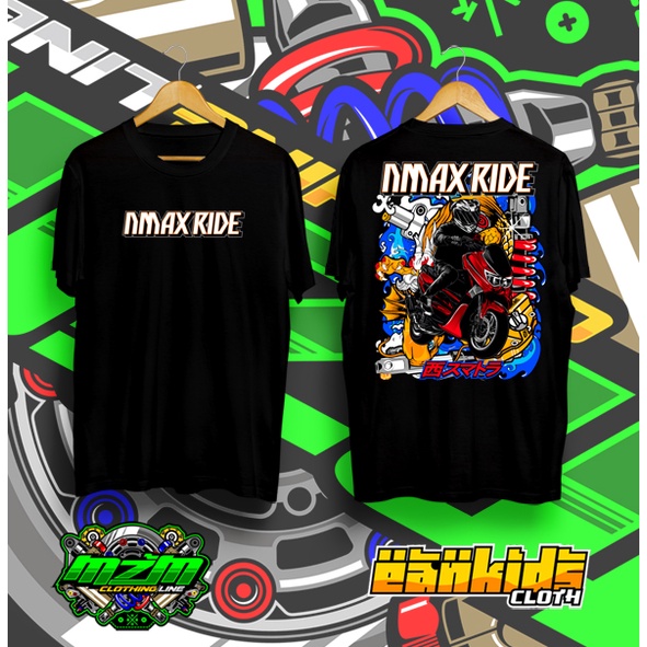 Kaos Pria Distro/Kaos Pria Yamaha Nmax Ride/kaos motor/kaos pria/nmax ride/kaos thailooks/kaos keren