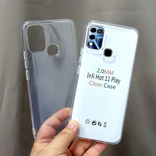 New Softcase HD Clear  INFINIX HOT 11/ Hot 11S NFC/ Hot 11 Play/ Hot 10/ Hot 10s/ Hot 10 Play/ Hot 9/ Hot 9 Play/Hot 8 Soft Case TPU Bening Glossy SD-4K-FHD/Silikon-Silicon-Silicone/Fuze/Airbag Anti Fall Slam Tebal-Thick 2022