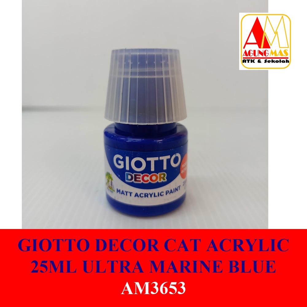 

GIOTTO DECOR CAT ACRYLIC 25ML ULTRA MARINE BLUE