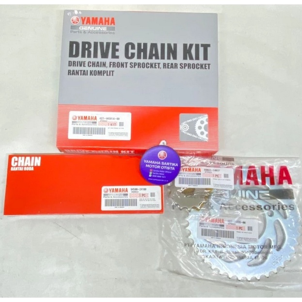 Original (KIT) Chain Sprocket Kit / Gear Set Yamaha F1ZR