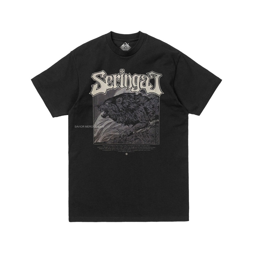 Ready Stock - Tshirt Seringai - Lone Wolf