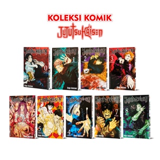 Buku Komik Jujutsu Kaisen Season 1 2 3 4 5 6 7 8 0