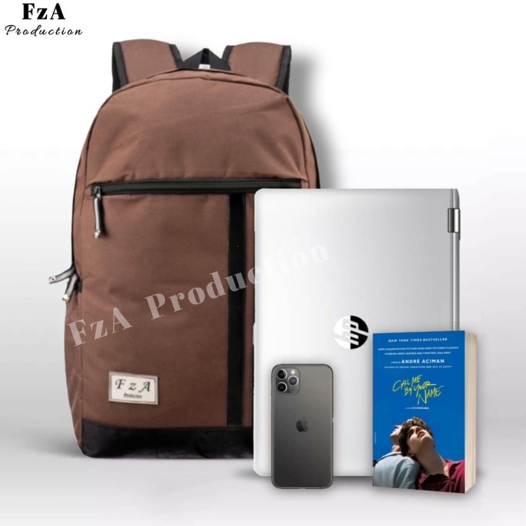 FzA Official - Tas Ransel Distro Original Casual pria Wanita / Tas Ransel Laptop / Backpack Sekolah Kuliah Distro Original Tas Punggung Laptop - MLQT