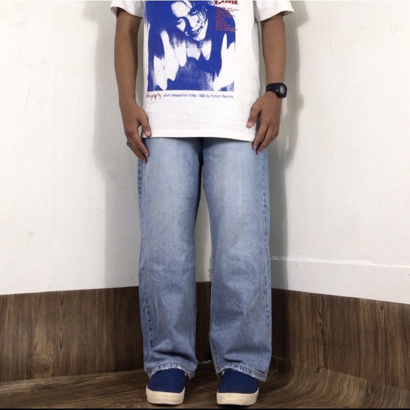 JKICHI BLUE WASH JEANS PANTS