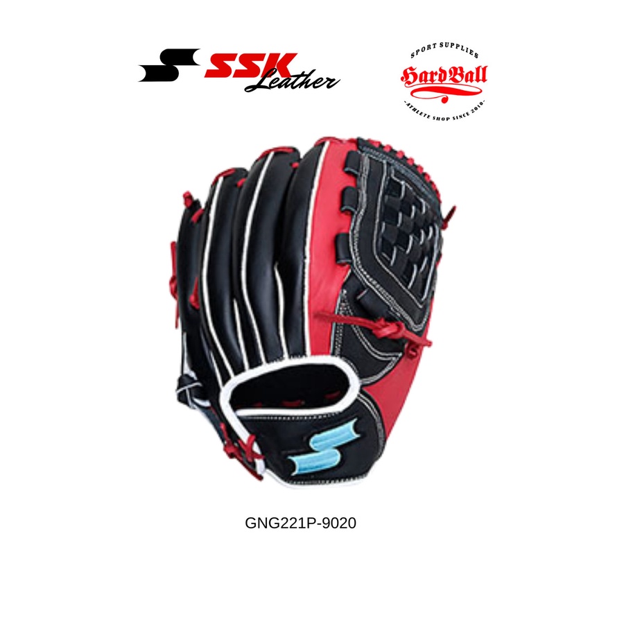 Glove Baseball Softball SSK Red Black 12" GNG221P-2020 Leather