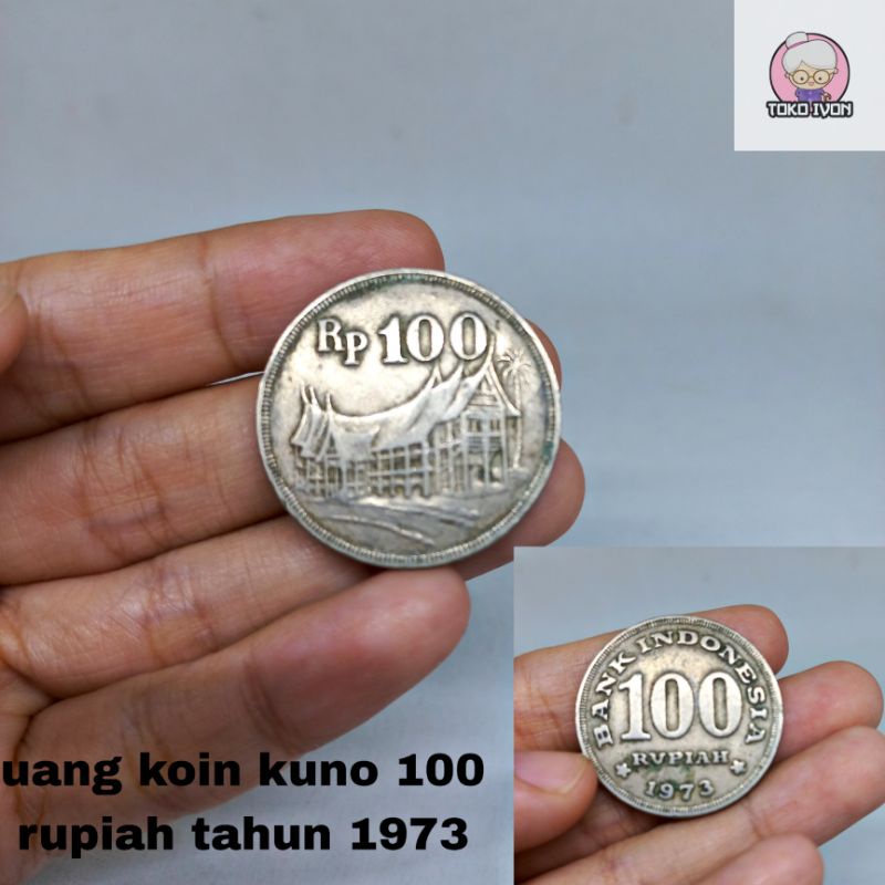 Uang Kuno / Koin Mahar Pernikahan 100 Rupiah tahun 1973