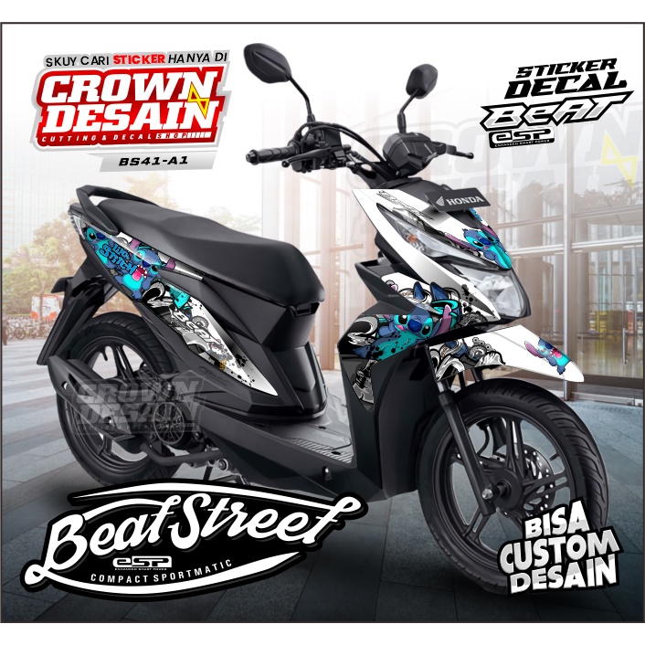 STICKER DECAL BEAT STREET 2017-2019 FULLBODY - Dekal Stiker Motor Beat Street 2019 - Beat eSP 2019 K