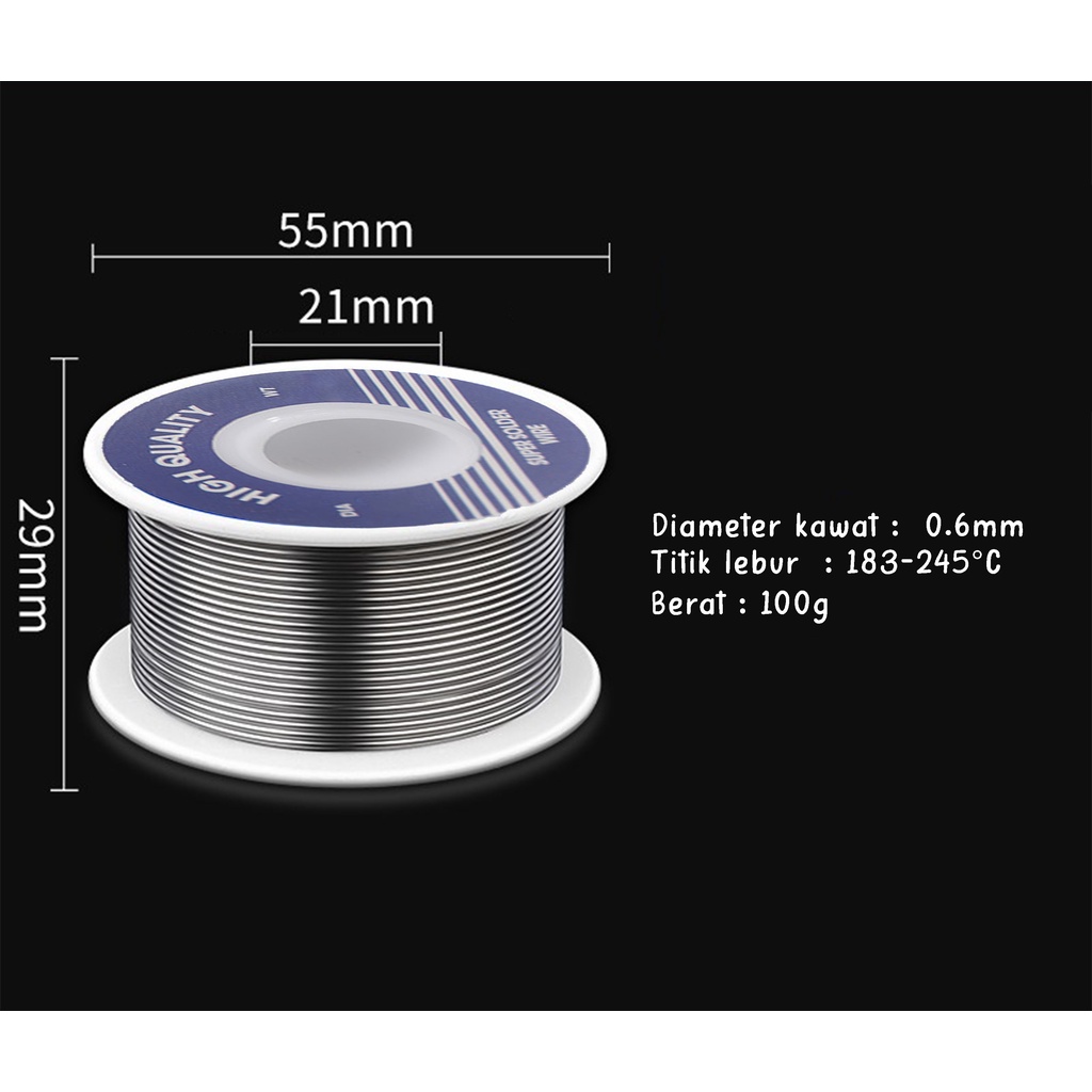 Tenol Solder / Timah Gulung Solder / Kawat / Wire Soldering Hight Quality