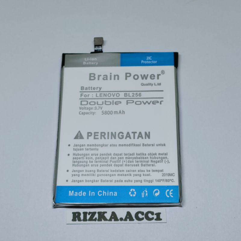 Baterai Batre Lenovo K4 Note A710 Vibe X3 BL256 BL 256 Double Power Battery Batrai Hp