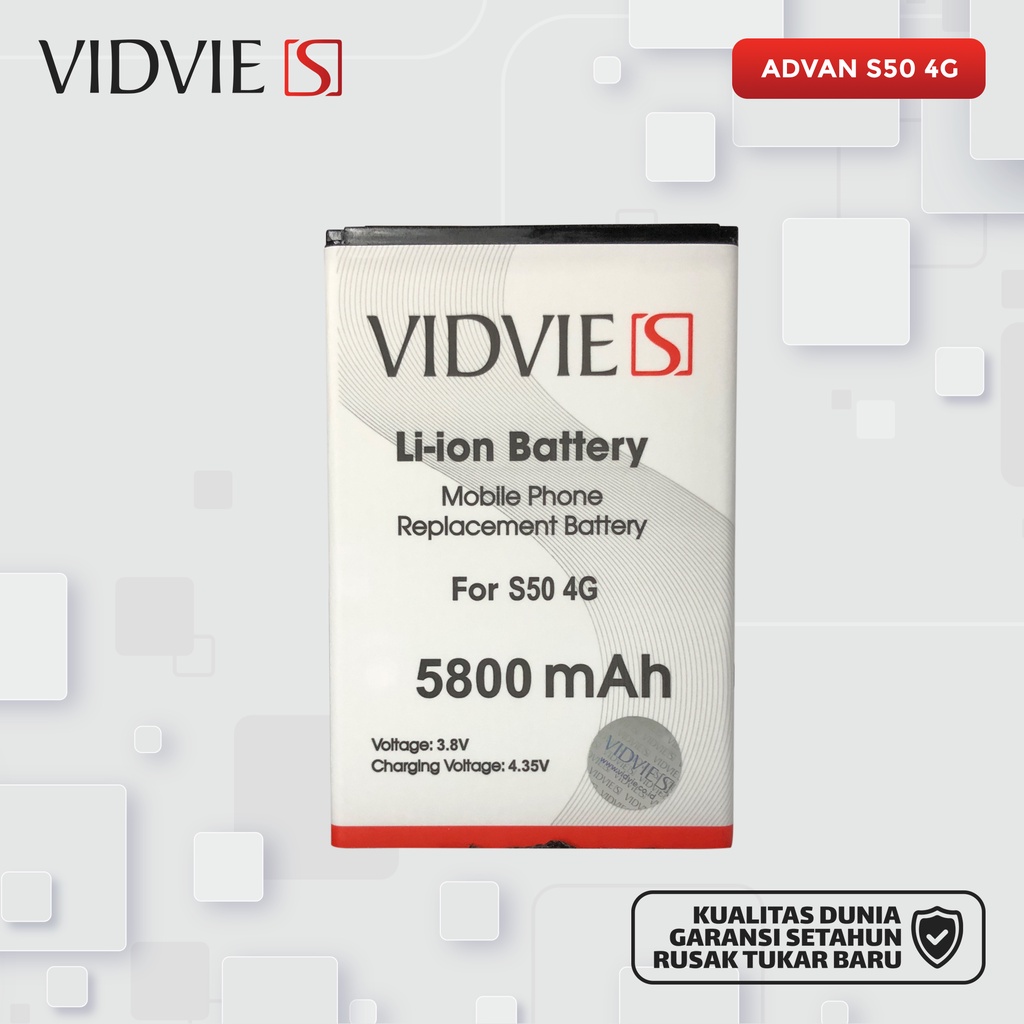 BATTERY VIDVIE-S ADVAN S50 4G