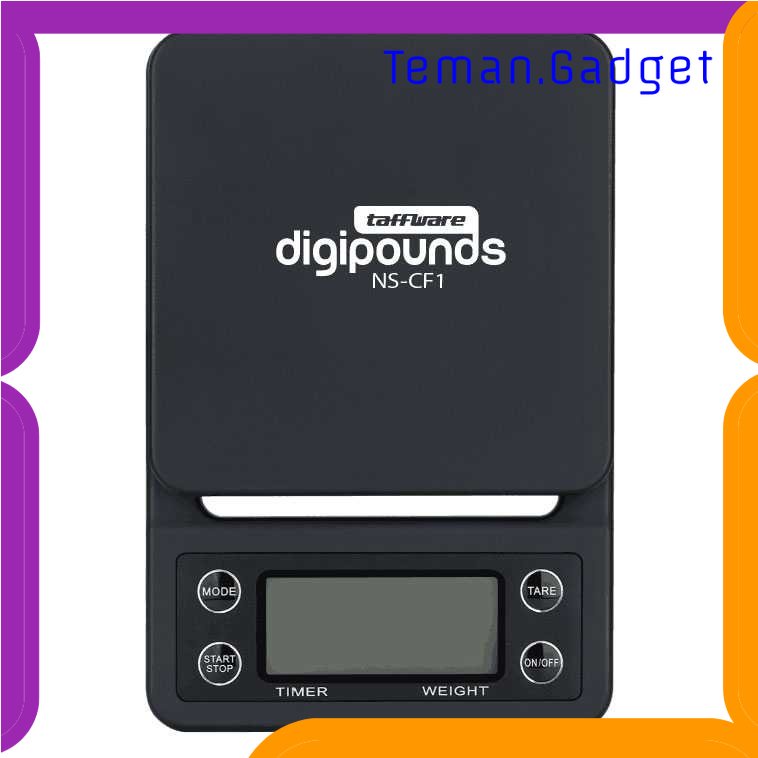 TG - DPR Taffware Digipounds Timbangan Dapur Timer 3kg Akurasi 0.1g - NS-CF1