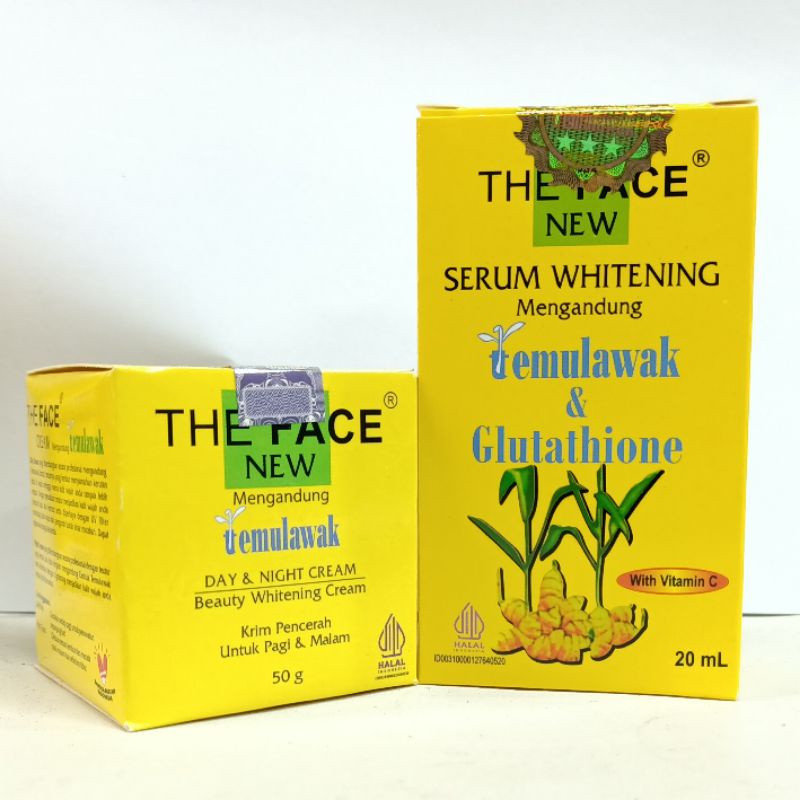 Paket - Crean Temulawak The Face &amp; Serum The Face 20ml