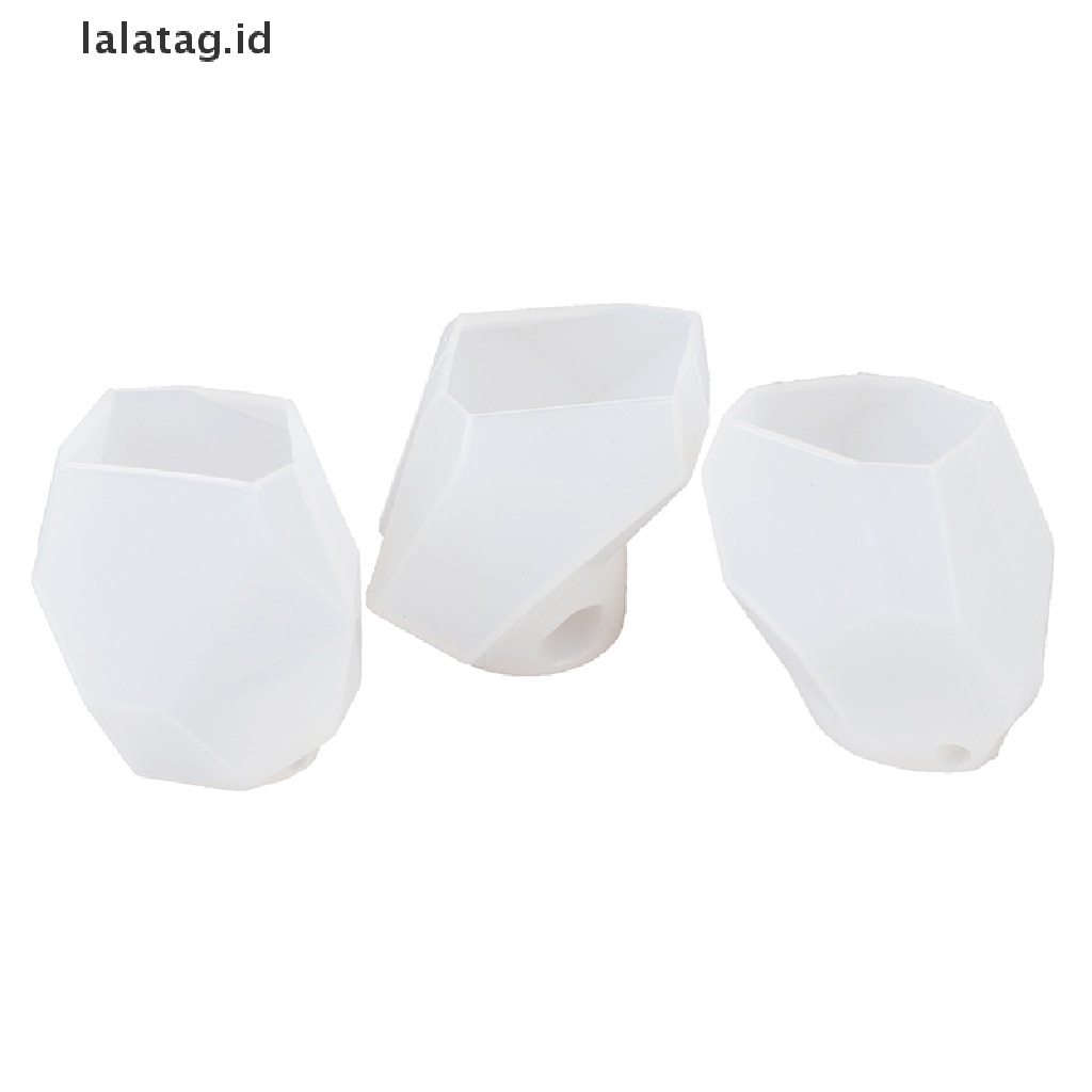 [lalatag] 1pc Cetakan Sabun Kristal Irregular Geometric Mold Silicone Resin Ornaments Craft [ID]