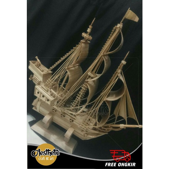 Kapal Layar Kerajinan Bambu