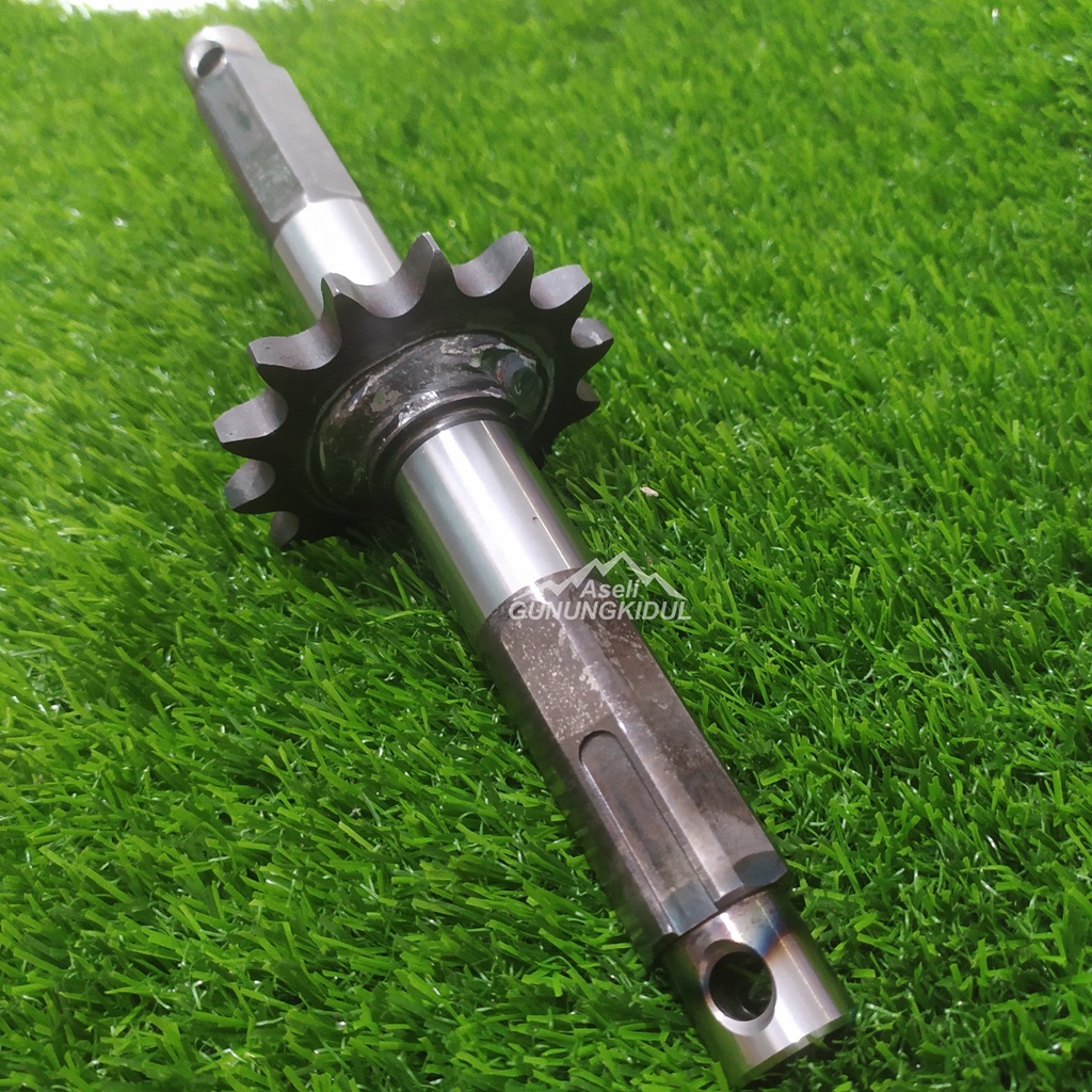 As Roda Cultivator Cakar Baja - Main Axle Sub Assy Traktor Quick