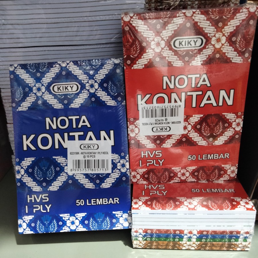 

Nota Kontan Kecil 1 Ply Kiky isi 10 Buku