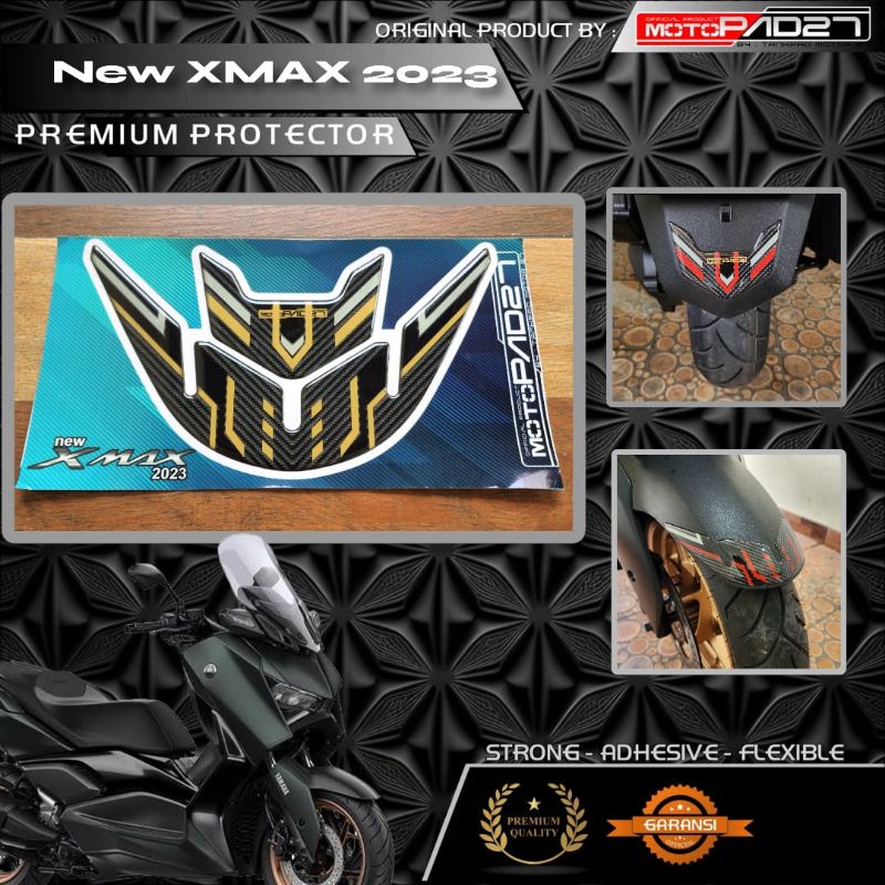 Motopad27 Stiker Xmax 2023 Stiker Timbul Cover Spakbor Yamaha New Xmax 2023