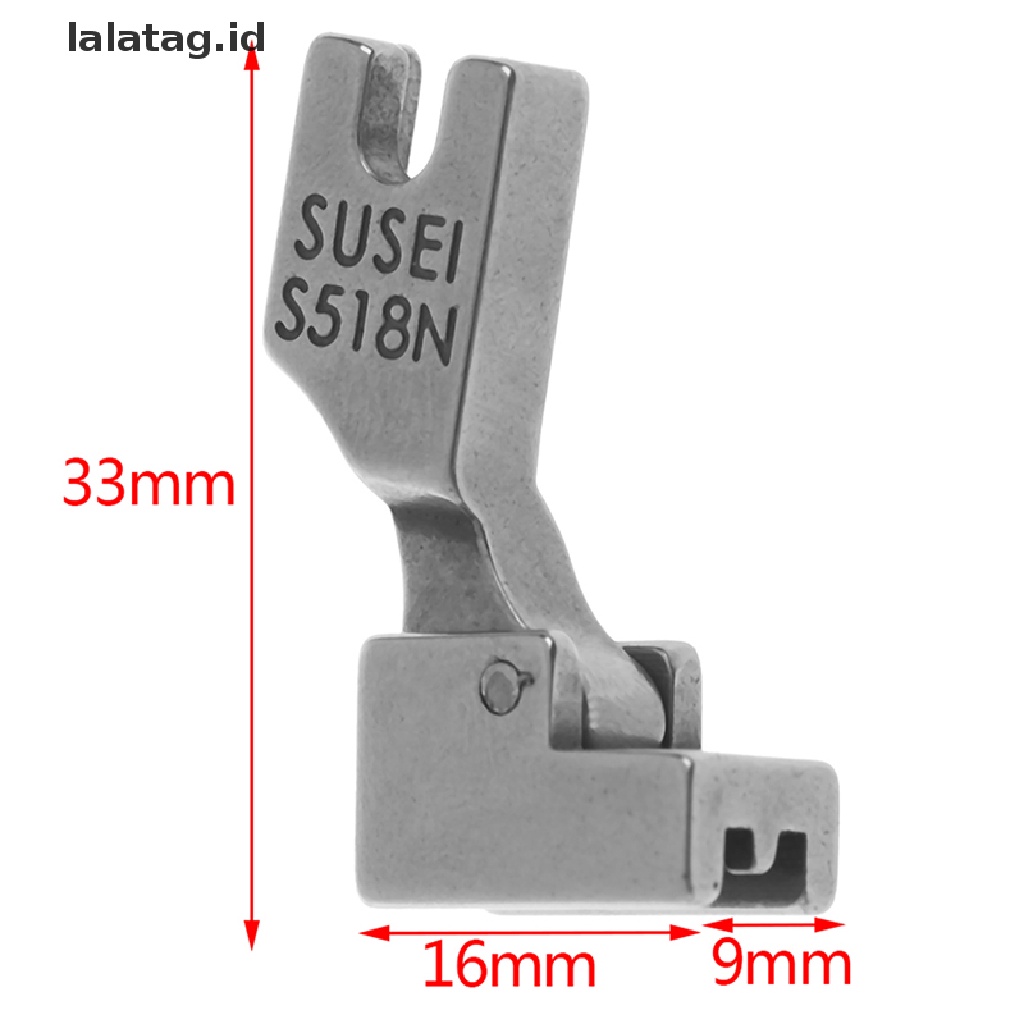 [lalatag] Zipper Walking Foot Untuk Mesin Jahit Industri S518N Sewing Presser Foot [ID]