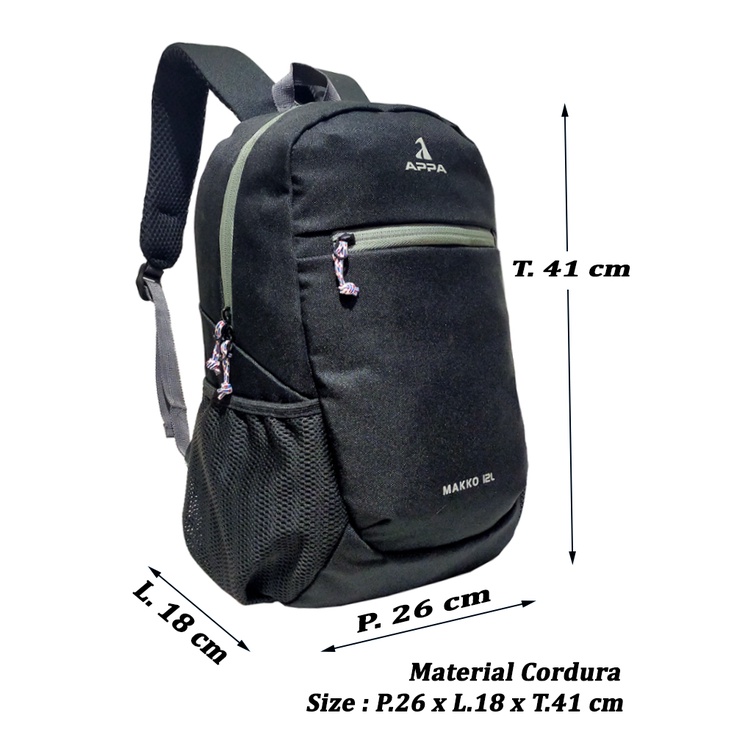 BIG SALE!! Paket 2 IN 1 Tas Ransel 12L Distro Original + Tas Pinggang Original Pria / Wanita TERBARU!!