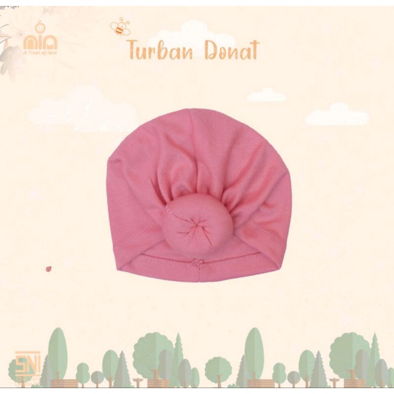 Jilbab Turban Bayi Warna Polos Pastel VINATA