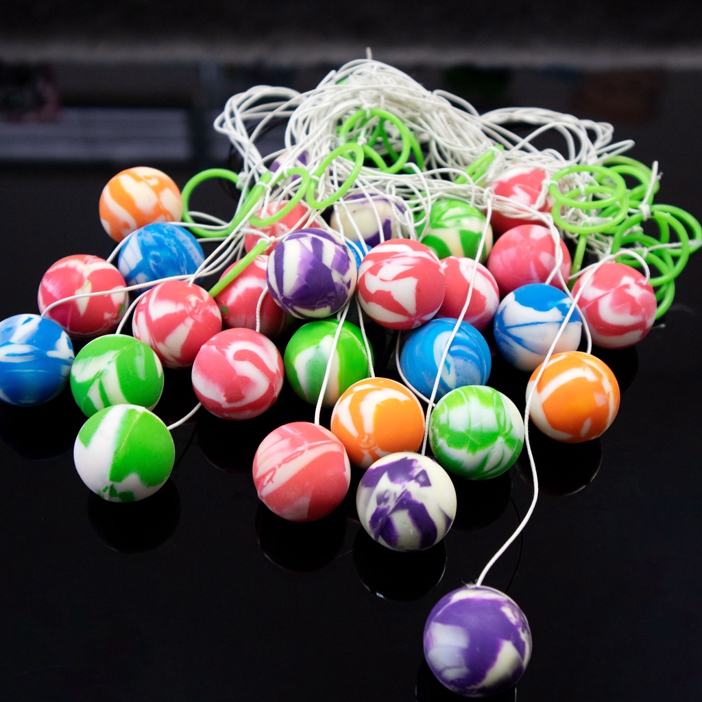 Mainan Yoyo Karet Bola Bouncing Loncat