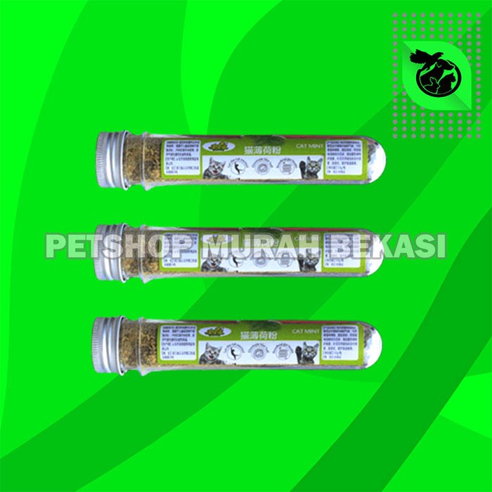 Serbuk Catnip HAHOLE Natural Organik Untuk Kucing Kemasan Tube 40 ML
