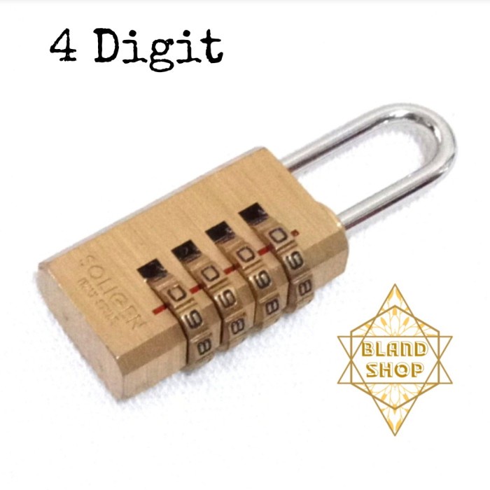 Gembok Gembok Angka Soligen 20Mm 4 Digit