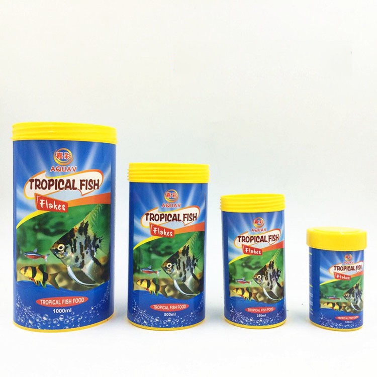 100ml Tropical fish flake Pakan Pelet Makanan Ikan AQUAV