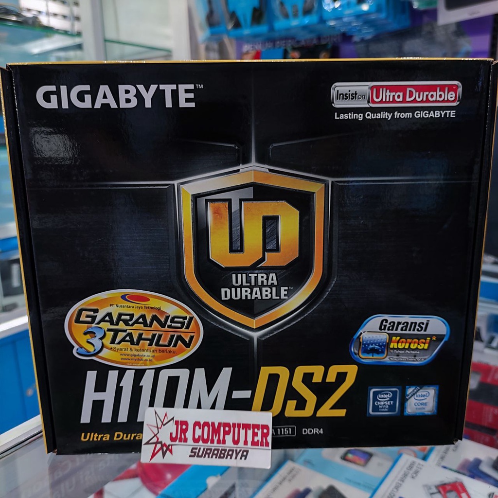 MOTHERBOARD GIGABYTE H110M-DS2 LGA 1151 Support Gen 7th/6th Promo