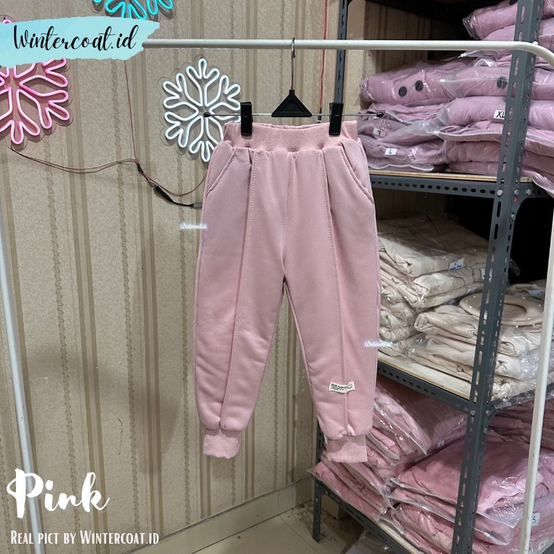 Celana winter anak kids balita pants musim dingin thermal suhu minus gunung hangat import unisex cowok cewek tebal