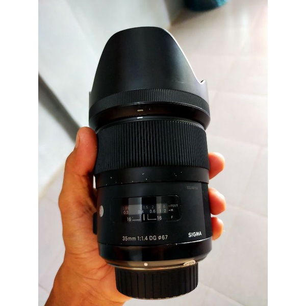 Lensa sigma f1.4-35mm art for nikon