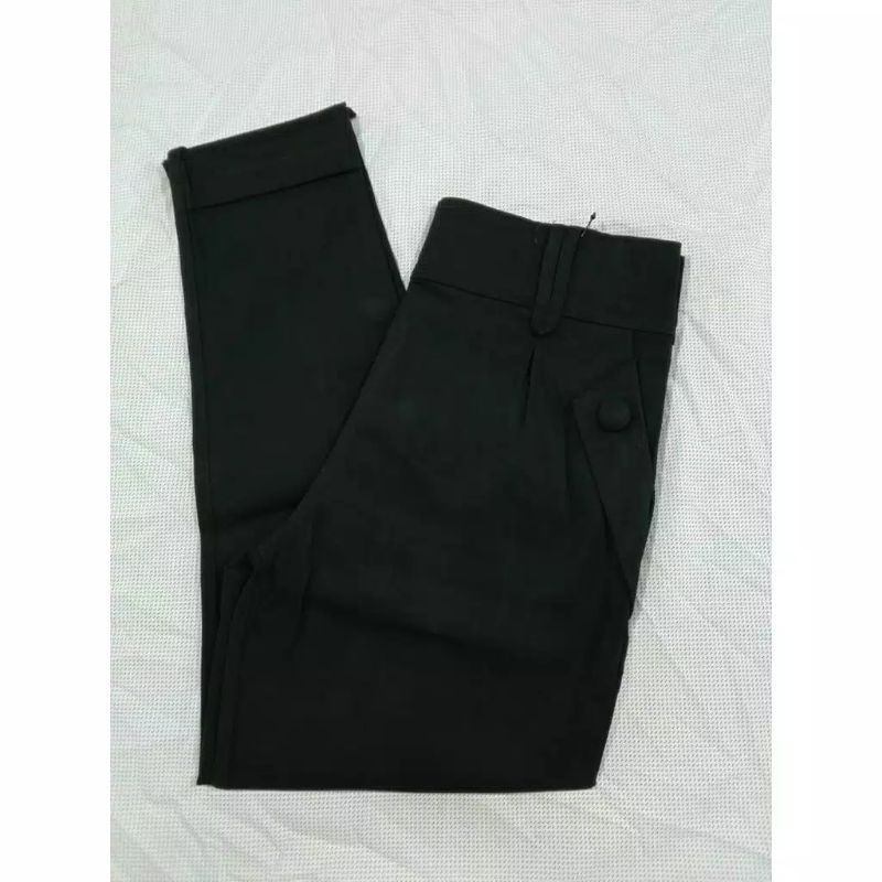 CELANA PANJANG WANITA KANTOR BAHAN KATUN TWILL COMBED PREMIUM//BAGGYPANTS WANITA TWILL PREMIUM
