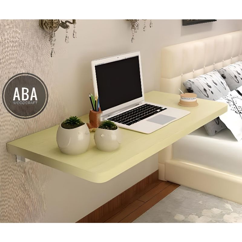 Rak Dinding Lipat/Meja Laptop/Meja Belajar