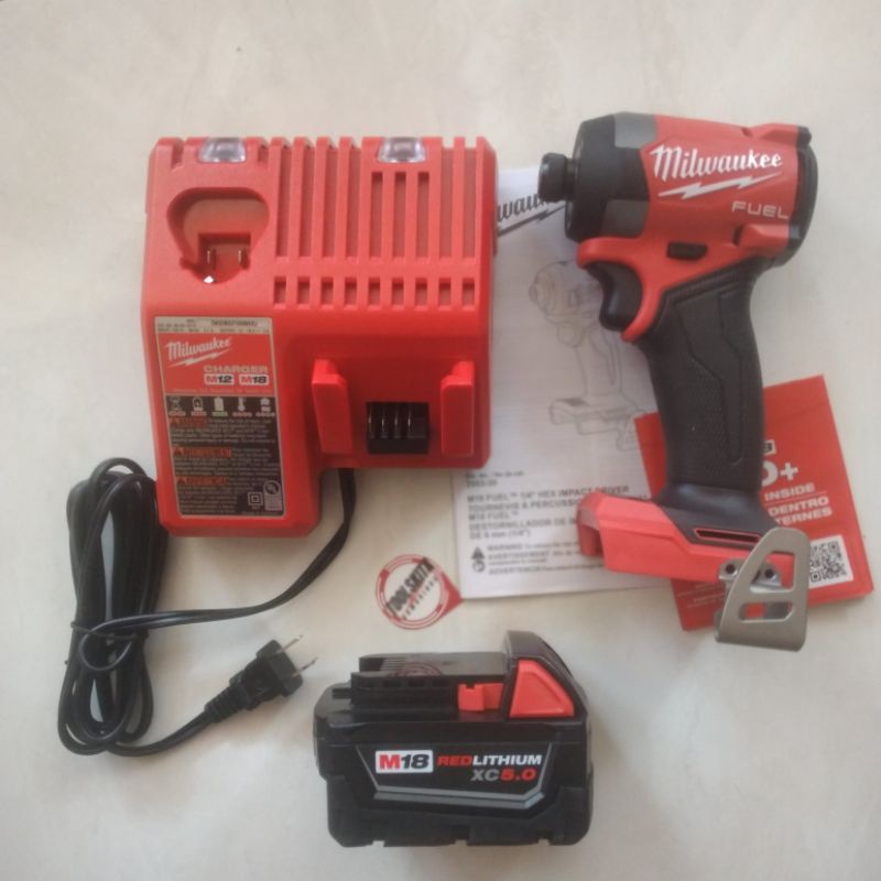 Jual Impact Driver Milwaukee 295320 M18 Fuel Tool Kit 5 AH Shopee