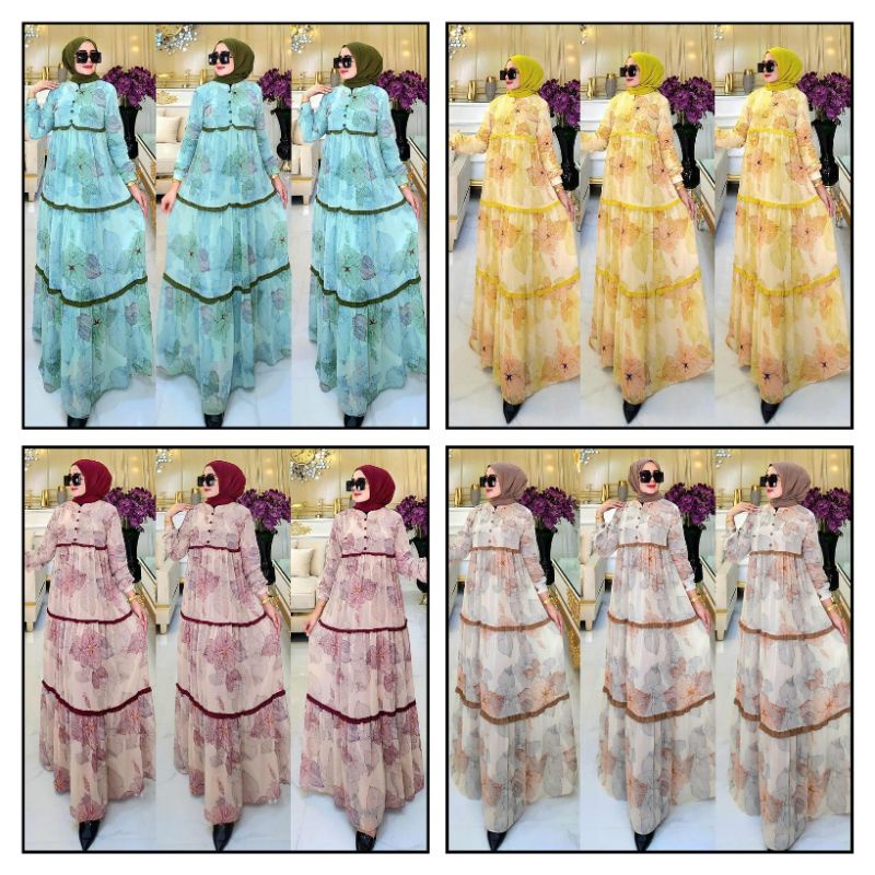 SAKURAA DRESS REFERENSI JAVINA KALEELA ID / FAIRUS DRESS GAMIS