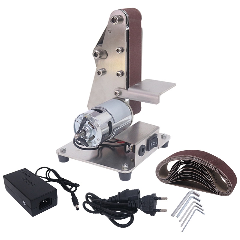 Jual EELIC MES775K Mesin belt sander mini electric diy polishing