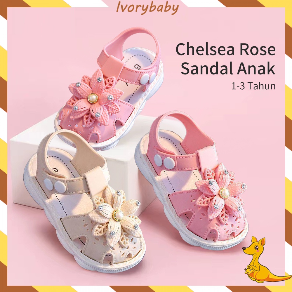 Ivorybaby Sandal anak perempuan lucu Sandal anak cewek Sepatu sandal anak