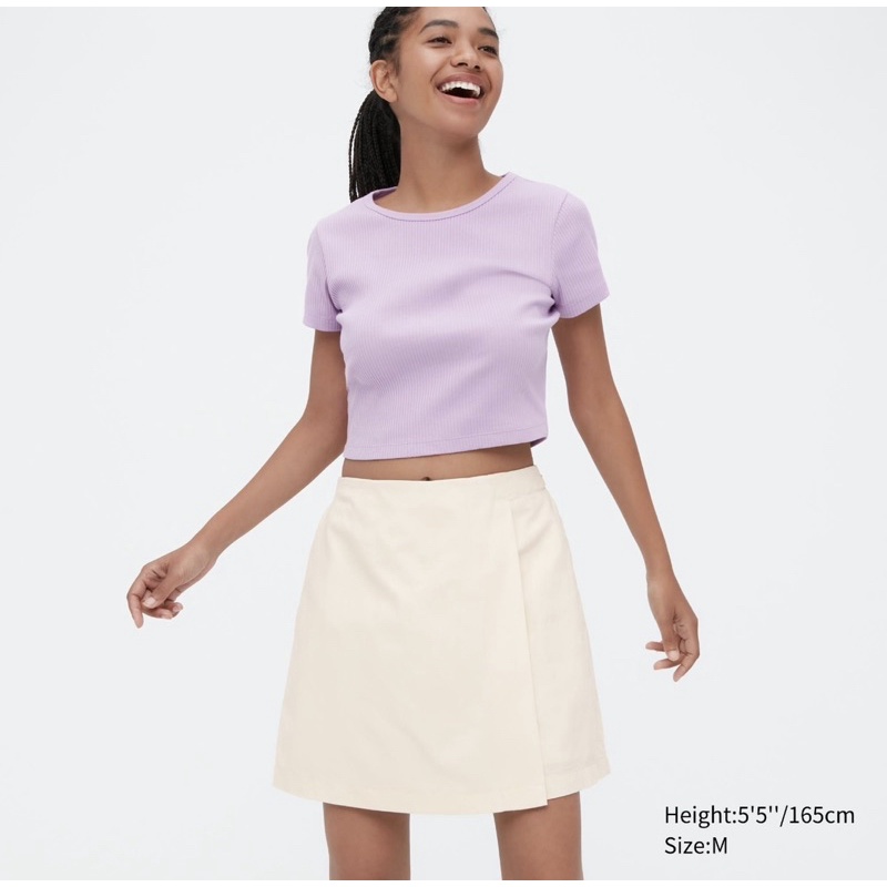 Uniqlo Skirt Pants Celana Rok Beige