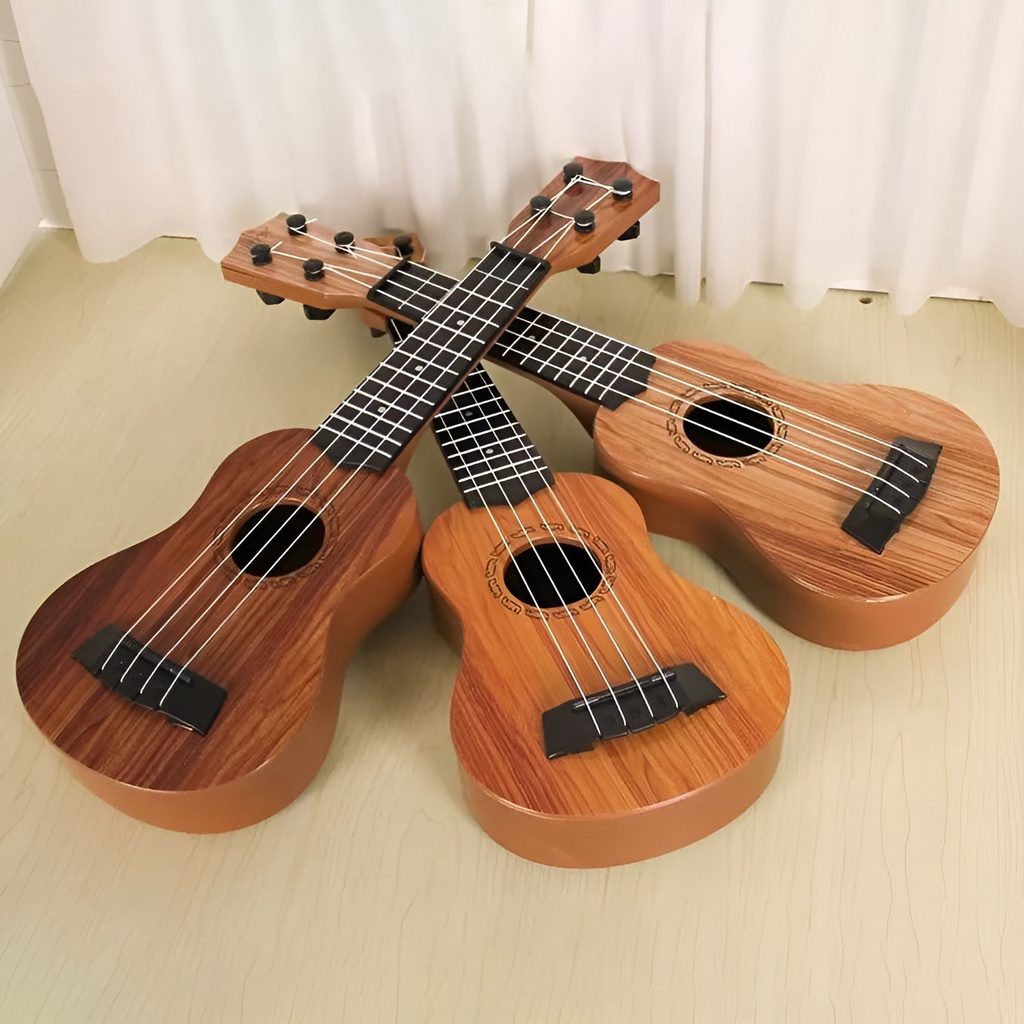 Musical Anak Gitar Ukelele | Mainan Alat Musik Anak Laki Laki Mainan Edukasi | Kado Ulang Tahun Anak Cowok