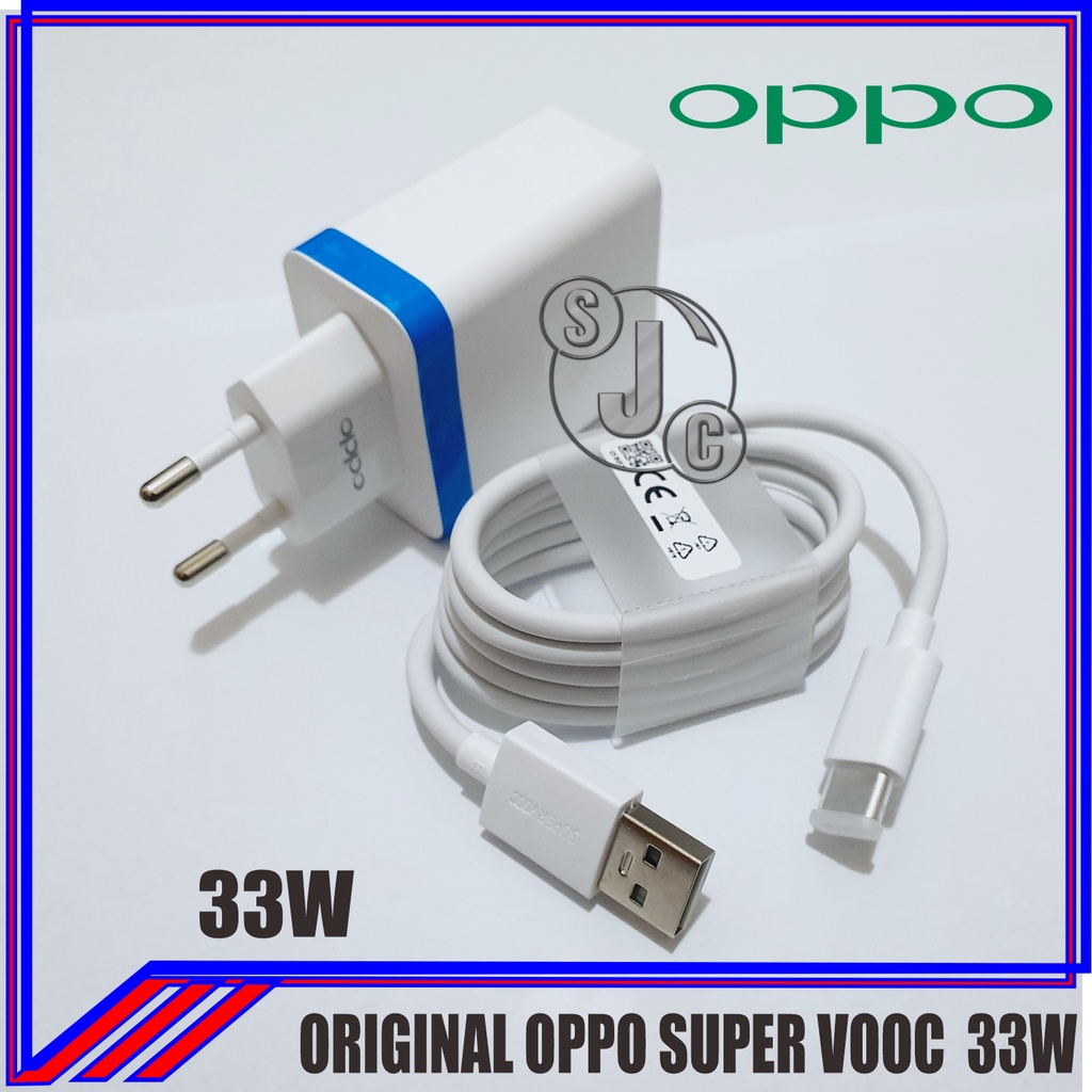 Charger Copotan Oppo Reno 7 4G 33 Watt SuperVooc Original