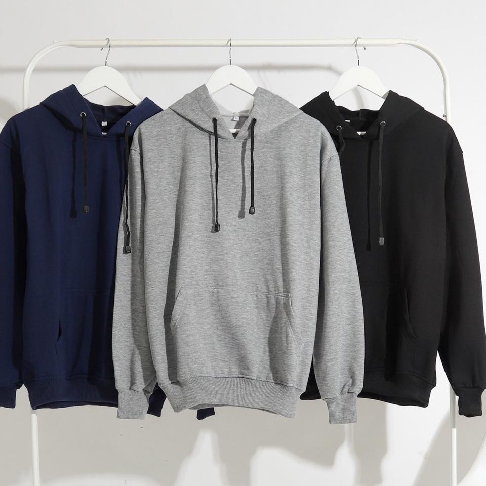 Sweater hoodie pria || sweater hoodie polos || jaket hoodie polos –KOL.29Ja23ᴿ