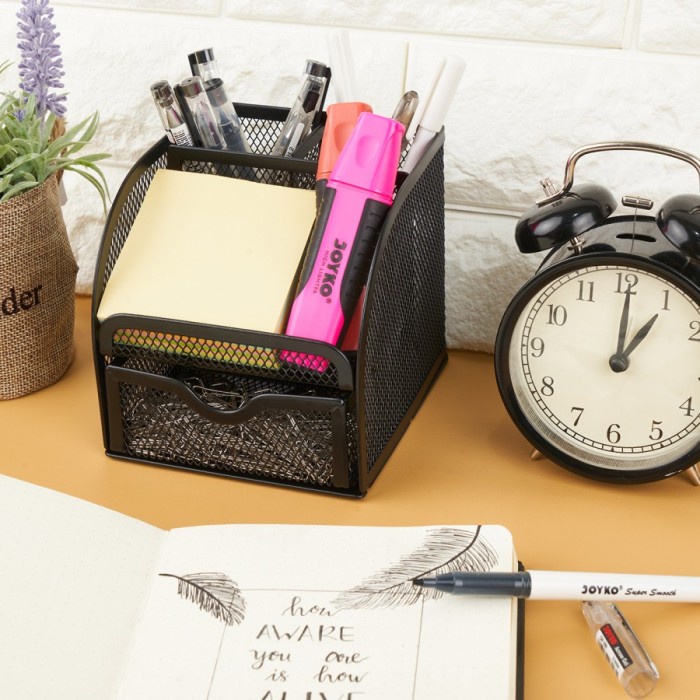 

Terlaris ✨ -Desk Set / Pen Holder / Tempat Alat Tulis Jaring Jala Joyko DS-18- 2.1.23