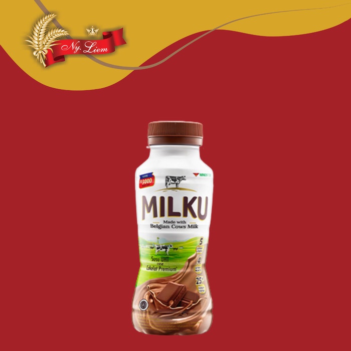 MILKU Cokelat Susu UHT 200mL